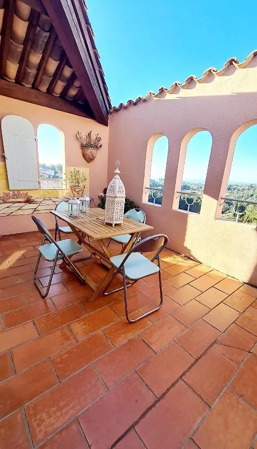 Apartmán Hameau Des Amandiers - Vue Mer, Golf Et Vignes Saint-Cyr-sur-Mer